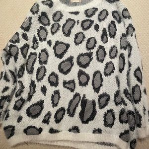 cheetah sweater
